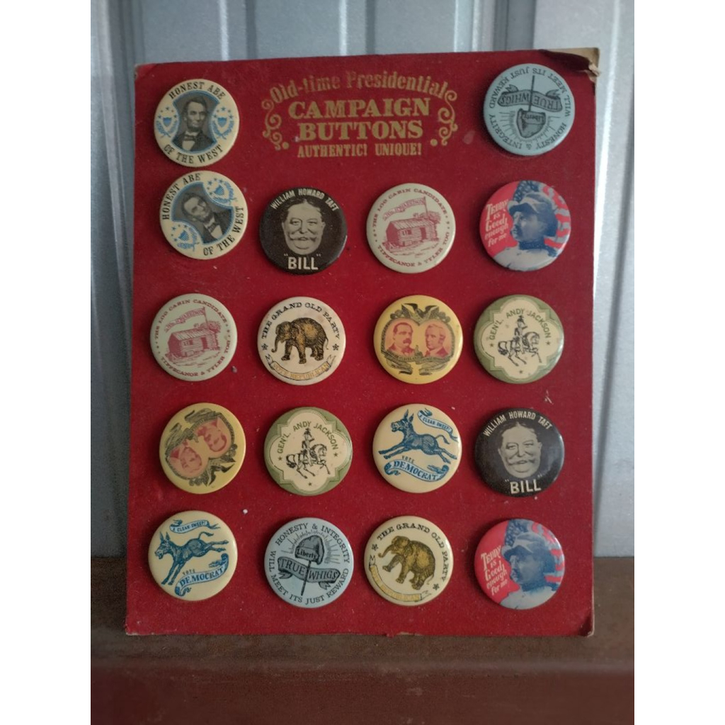 1967 Vintage Political Campaign Buttons